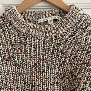 Veronica Beard Speckled Knit Sweater